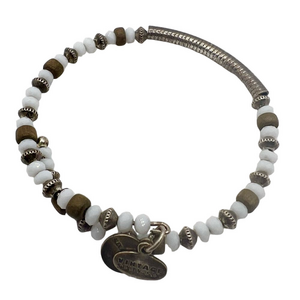 Alex and Ani Vintage Sixty Six Beaded Wrap Bracelet